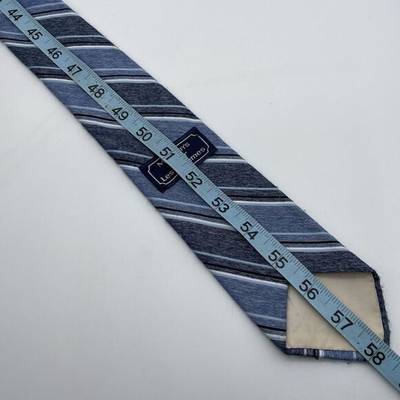 Michael Kors Lands End Silk Neckties Lot of 3 / 1 Bow Tie Striped Blue Orange - Picture 13 of 16